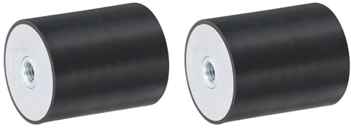 QUARKZMAN 2 Stück 40 x 50mm M8 Multi-Typ-Gummipuffer Schwingungsdämpfer | Gummidämpfer, Für Motorraum und Luftkompressoren