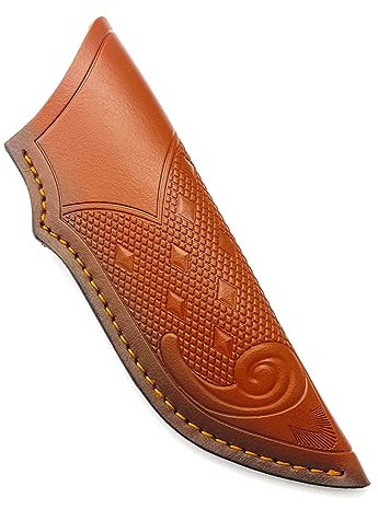 Leather Knife Sleeve Multi Tool Pouch Leather Sheath Belt Pocket Knife Holder Outdoor Camping BBQ Hunting