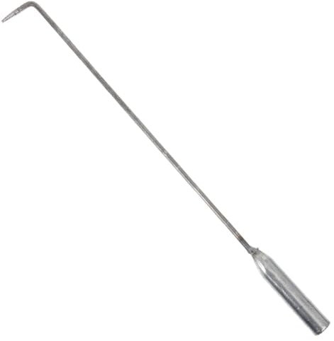 ROMISBABA Multifunktionaler Feuerhaken Edelstahl Feuerwerkzeug Für Grill Feuerstelle Und Kamin Speziell Geformter Haken Für Kohle Und Barbecue Leichter Tragbarer Camping Indoor-Outdoor-Feuer