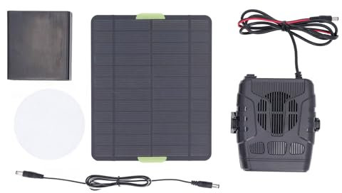 Rdxanc Chauffage solaire compact pour poulailler, serre et niche pour chien