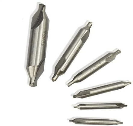 Broca de centro HSS de 60 grados for metal, herramientas eléctricas, cortador de agujeros de 1,0/1,5/2,0/2,5/3,0/3,5/4,0/5,0 mm.(4.0mm)