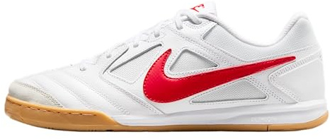 Nike Gato Futsal-skor för män, White/University Red/Gum Yello, 40
