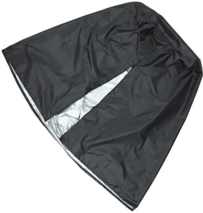 ibasenice 1 Pièce Cache-poussière planeur de plein air protecteur chaise lavable couverture des chaises d' housse de siège de balançoire Couvrir la chaise à œufs Tissu Oxford Noir