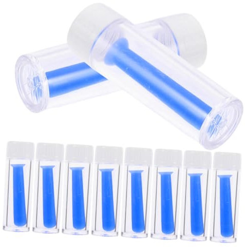 HAPINARY 10 Pièces Outil de Retrait de Lentilles de Contact avec Ventouses Accessoire Portable pour Retrait de Lentilles Souples Rigidité