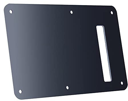 Sh Pickguard,Black Electric Guitar Backplate Pickguard 3 Ply Pvc Fits For Musicians