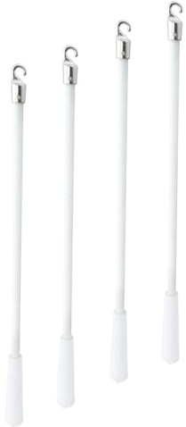HVRFJXI Asta per finestra per tenda da 43 cm, in fibra di vetro, con gancio e impugnatura per un facile controllo dell'aprifinestra