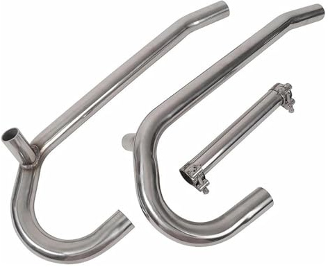 Per B&MW R75 R80 R90 R100 Moto Marmitta Collettore Tubo 38mm Acciaio Inox Set Collettore Di Scarico Anteriore scarico silenziatore marmitta