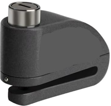Pinza Antirrobo Moto Cerraduras de Freno de Disco con Sonido de Alarma, candado para Motocicleta, Scooter, Resistente al Agua