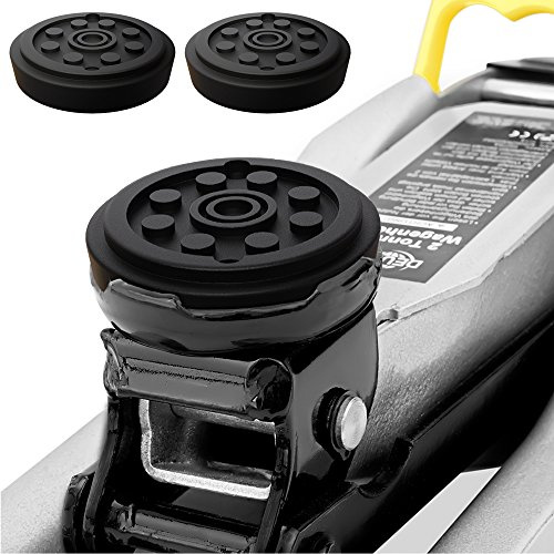 DEUBA® 3er Set Gummiauflage Wagenheber Universal Ø52mm rutschfest Gummipad Wagenheberaufnahme Rangierwagenheber Stempelwagenheber Hebebühne