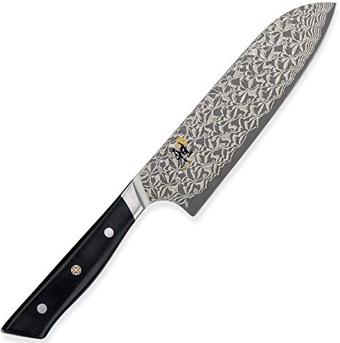 Miyabi ZWILLING serie 800DP Santoku modelo 180 54487-181. Cuchillo para verduras con hoja de damasco 18 centímetros