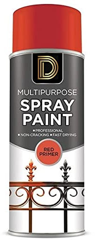 General Packaging Red Primer Professional Multipurpose Aerosol Spray Paint 400ml (1)