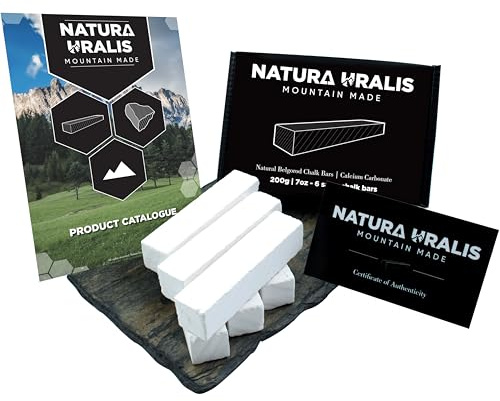 Natura Uralis Premium Belgorod Gesägte Kreide | Weiße Kreidestücke - Erstaunlicher Crunch, Erdig, Samtig und Fest, ASMR-Aufsehen, Natürliches Calciumcarbonat (Klein (200g))