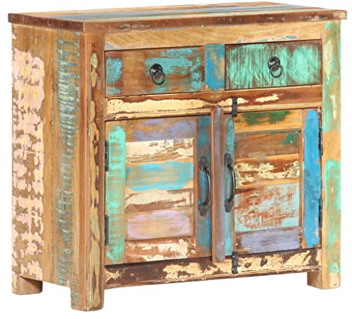 vidaXL Sideboard 70x35x65 cm Altholz Massiv