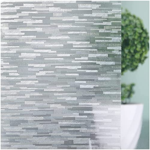 rabbitgoo Fensterfolie Selbsthaftend Blickdicht Milchglasfolie 75x200cm | Sichtschutzfolie UV Schutz Matt Statisch haftend Dekofolie Anti-UV Klebefolie Fenster Scheibenfolie für Bad Büro Wohnzimmer