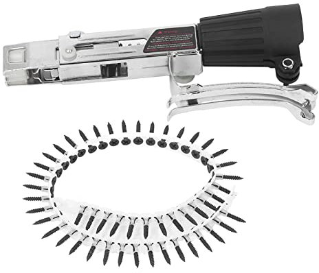Automatischer Nagelpistolen-Adapter, Kettennagel-Adapter aus Aluminiumlegierung, Tiefeneinstellung, Elektrischer Bohrer-Adapter, Büro-Klebebandabroller