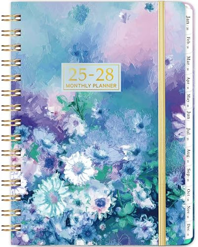 2026-2029 Monthly Planner - 3 year planner 2026-2029, JUL 2026-JUN 2029, Monthly Calendar, 6.3 x 8.4, 36 Month Calendar Planner with Monthly Tabs, Inner Pocket, for Long-Term Planning