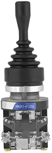 2 Position Joystick Switch Momentary Joystick Switch with Rubber Sleeve Cover for Automation and Safety Field