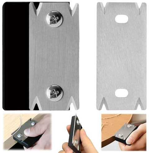 FUYTSUO 2 Pièce Coupe-Bande De Chant Manuelmain, Antidérapant Raboteuse Manuelle，Portable Coupe Bordure Manuel Antidérapant，pour La Menuiserie, Ou Les Besoins D'amélioration De La Maison