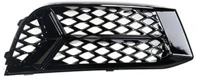 Waben-Nebelscheinwerfer-Lünettengrill, kompatibel for Audi A3 2017 2018 2019 2020, Auto-Frontstoßstange, Nebelscheinwerfer-Kühlergrill-Abdeckung(Only 1 Right)