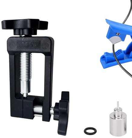 Strumento di inserimento del punzone dell'ago tubo idraulico,con tagliatubi idraulici,strumento di riparazione dell'ago dell'olio della bicicletta per la bici da strada,mountain bike