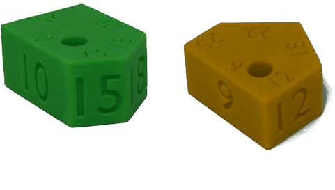 eTech4Us Scribe Offset Marking Blocks Tools set 9, 10, 12, 15, 18, 20, 22, 25, 30 mm increments ideal for builders, joiners carpenters shop fitters DIY