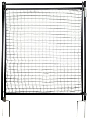 horizont Tor für Begrenzungszaun 80-95 cm, ohne Strom | Gartenzaun Tor, Tür für Netze, ideal für Camping und Garten