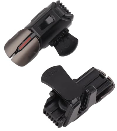 Zunate Déclencheur de Jeu Mobile, Contrôleur de Liaison à 6 Doigts pour Téléphones avec Touches Mécaniques, Conception Ergonomique, Réponse Rapide, Contrôleur de Jeu PC Durable pour