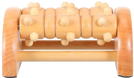 TEHAUX Holz Fußmassagerolle Fußmassagegerät für Schmerzlinderung Pediküre-massagegerät Durchblutung