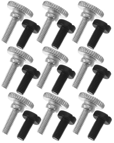 Housoutil Kit de Tornillos para Máquina de Coser 60 Piezas, Pernos de Cabeza Grande Metálicos, Tornillos de Apriete para Prensatelas, Accesorios para Mantenimiento y Reparación Doméstica