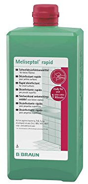 B.Braun Meliseptol rapid Schnelldesinfektion Flächendesinfektion Desinfektion 1000 ml Dosierflasche