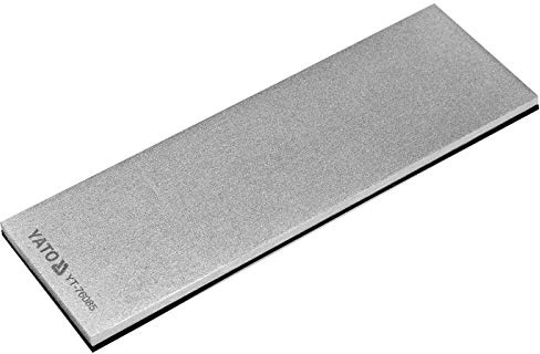 YATO Pierre à aiguiser professionnelle pour diamant 150 x 50 mm Grain 300 400 600, Black