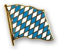 Bayern Flaggen Pin Rauten - Oktoberfest Pin - Bayern Anstecker | Oktoberfest Pin, Bayern Anstecker