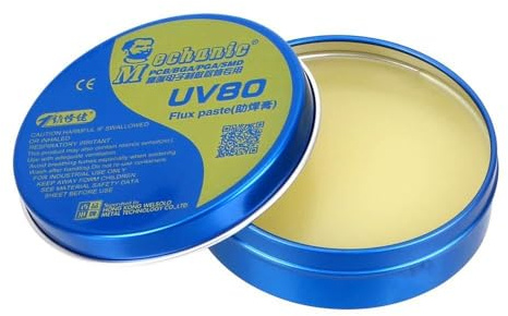DIYWORK MCN-UV80 Paste Flux No-Clean Soldering Tin BGA Solder Flux Electric Soldering Iron Welding Fluxes for PCB/BGA/PGA/SMD