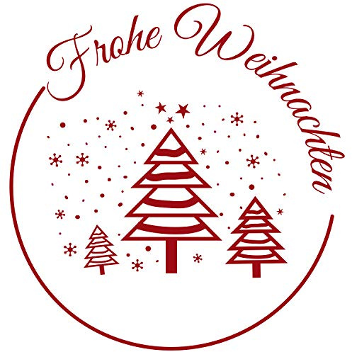 orig. Stemplino® Weihnachtsstempel - Stempel - Für Geschenke und Karten zu Weihnachten - hochwertiger Holzstempel - auch schön als Geschenk (Weihnachtsstempel Nr. XL40)