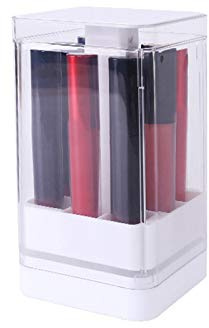 Rangement Rouge à Lèvres avec couvercle de presse Maquillage Rouge à Lèvres Cosmétique Présentoir Stand Support Rangement (D)
