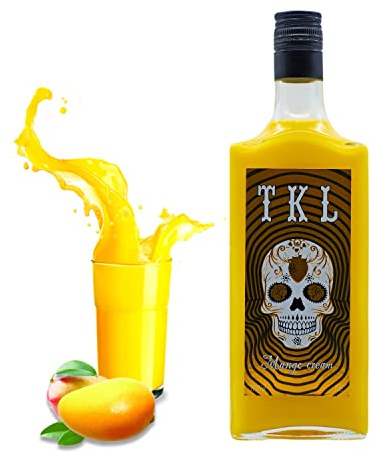 Destileria Acha - Licor TKL Crema De Fresa/Mango - Botella de 700 ml (Mango)