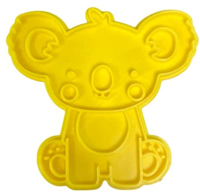 The Cookie Cutter Hub Cortador de galletas Koala de 9 cm para galletas, galletas, arcilla, decoración para hornear