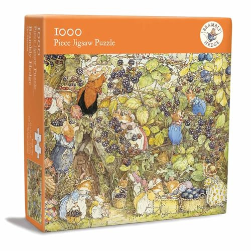 1000 Piece Jigsaw Puzzle - 'The Harvest' Artistic Design from the Brambly Hedge Series - Full Image Poster Included