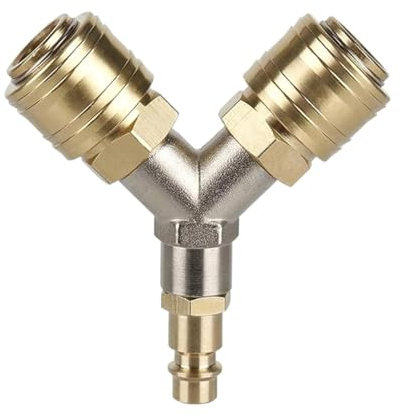 Luftschlauch Schnellkupplung Verteiler Druckluftenthärter Druckluftverteiler Luftweichheit Y Verteiler Druckluftverteiler Druckluftverteiler