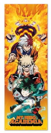Grupo Erik Poster My Hero Academia - 20.8 x 62.2 inches / 53 x 158 cm - Shipped Rolled Up - Cool Posters, Art Poster, Door Posters & Prints