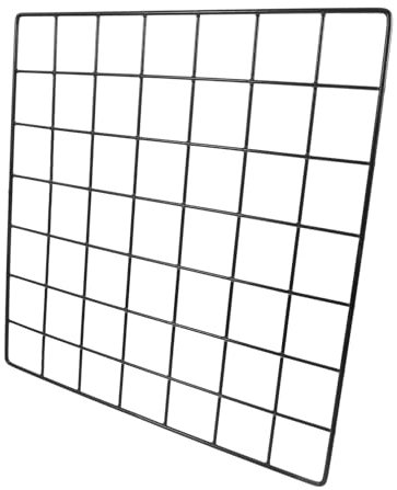 Cabilock Draht Wandgitter Aus Eisen Dekoratives Fotodisplay Mit Raster Multifunktionales Metallwandregal Für Kindergarten Und Büro Stabile Wandaufbewahrung 35×35cm