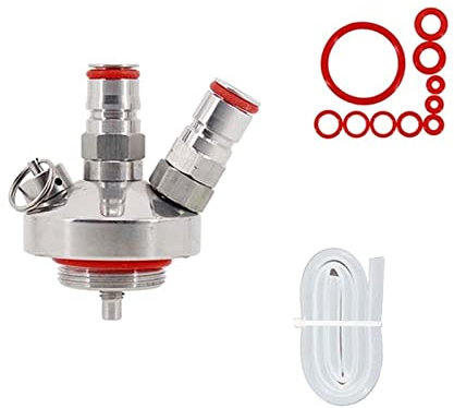 MNEVZX bierbrauset 2/3,6/4 / 5L Mini-Fass aus Edelstahl mit Schraubverschluss, einwandig, nachfüllbar, tragbar Heimbrau-Sets(Spear 2)