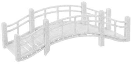 Milisten Miniaturbrücke Vintage Design Gartenbrücke Modell Brücke Für Miniatur Landschaft Schreibtischdekoration Terrassenbrücke Feengarten Zubehör Outdoor Dekoration Handwerk Accessoire