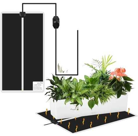 ATUMY Tapis Chauffant pour Plantes Tapis Chauffant Coussin Chaud pour la Germination des graines, bonsaï, Plante, Fleur, légumes, Outil de Maintien au Chaud, Jardinage, Hiver, Anti-Froid(45W)