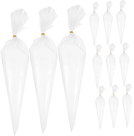 DOITOOL 50 Stück Zement Spritzbeutel Auslaufsicher Pvc Mörtelbeutel Wiederverwendbar Für Fliesenarbeiten Fugenmörtel Abdichtung