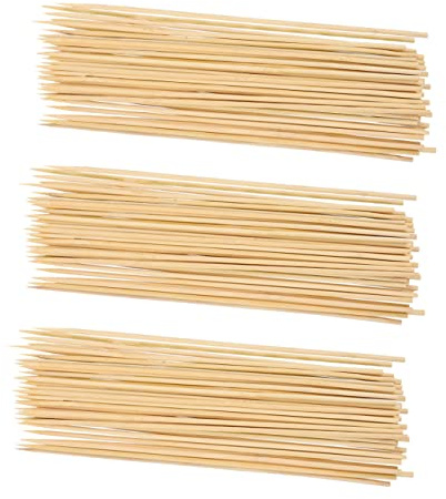 LALAFINA 120piezas Palos De Bambú para Unidades Palos Fijos para Brochetas Embalaje De Aperitivos