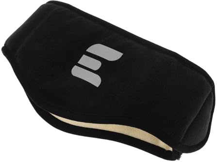 Black Plush Sleep Ear Muffs Adjustable Lightweight Noise Isolation | Comfortable Fit for Work Breaks, Travel Use, Soft Padded Build, Suitable for Men and Women