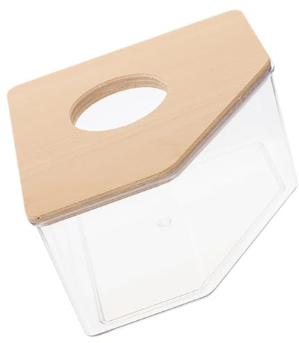 UPKOCH Sandbadewanne Für Hamster Transparentes Badeschale Sandbadewanne Für Chinchilla Für Rennmäuse Behälter Für Sandbad Zubehör Für Kleintiere Kleine Badewanne Mit Sand Geeignet Für Ham