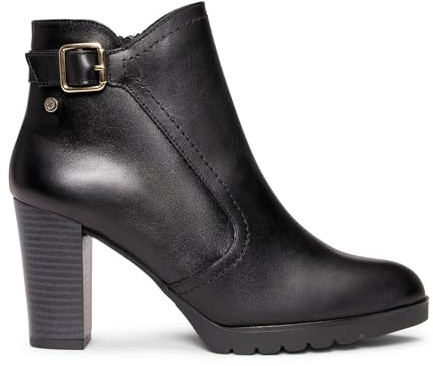 miMaO Botines de tacón alto y plataforma en piel Negro, EU 42