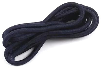 Cuerda elástica colorida de 10 metros y 4 mm, banda de goma elástica para prendas, pantalones, coleteros y accesorios de costura DIY.,Azul marino,4mm